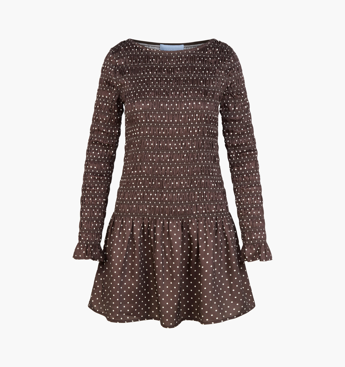 The Dalia Mini Nap Dress - Duke Dot Chocolate