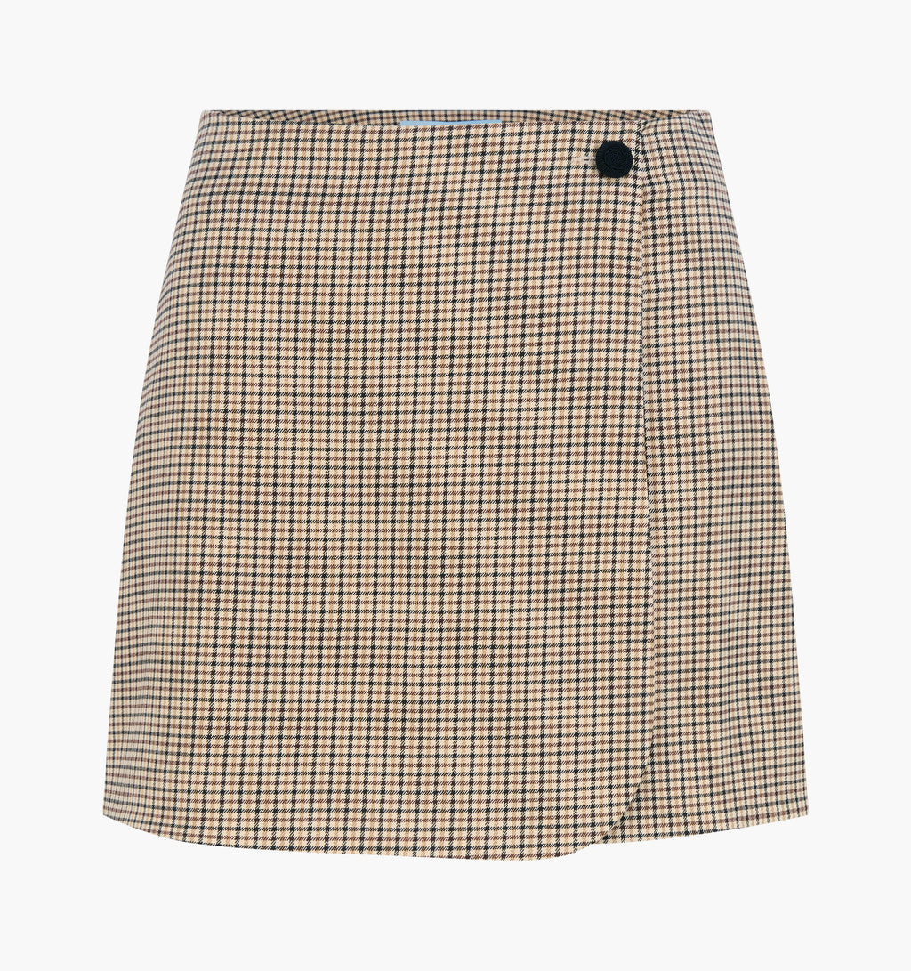 The Melody Skirt - Hertford Houndstooth