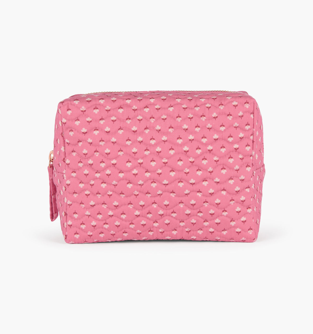 The Mini Quilted Cosmetic Bag -  Poppy Half Drop Rose