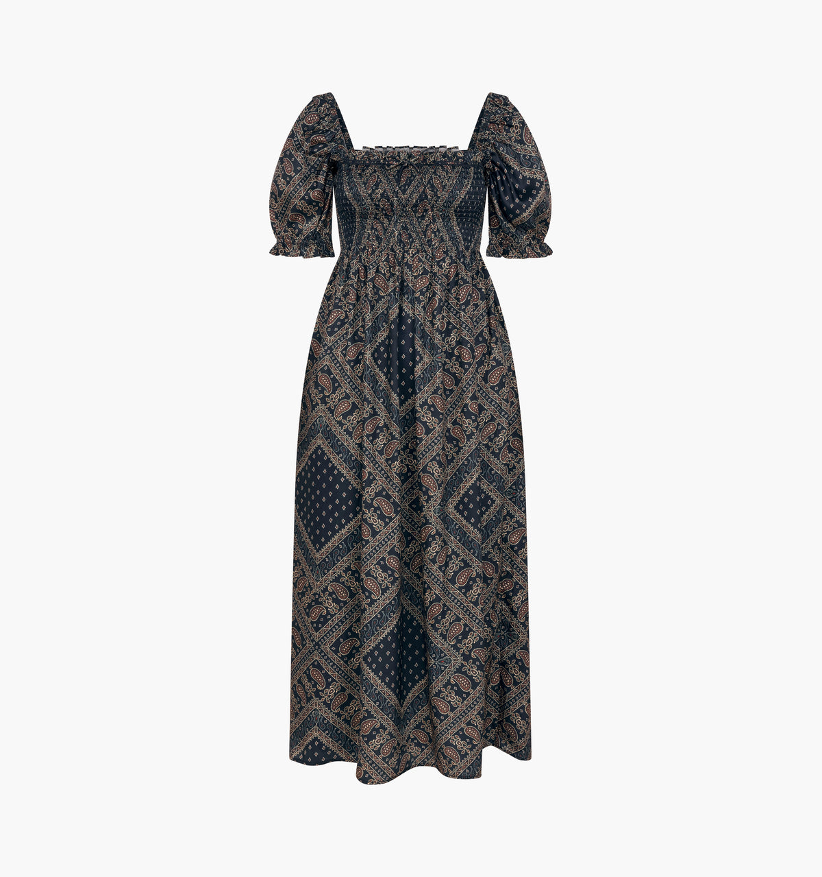 The Scarlett Nap Dress - Carnaby Scarf Navy