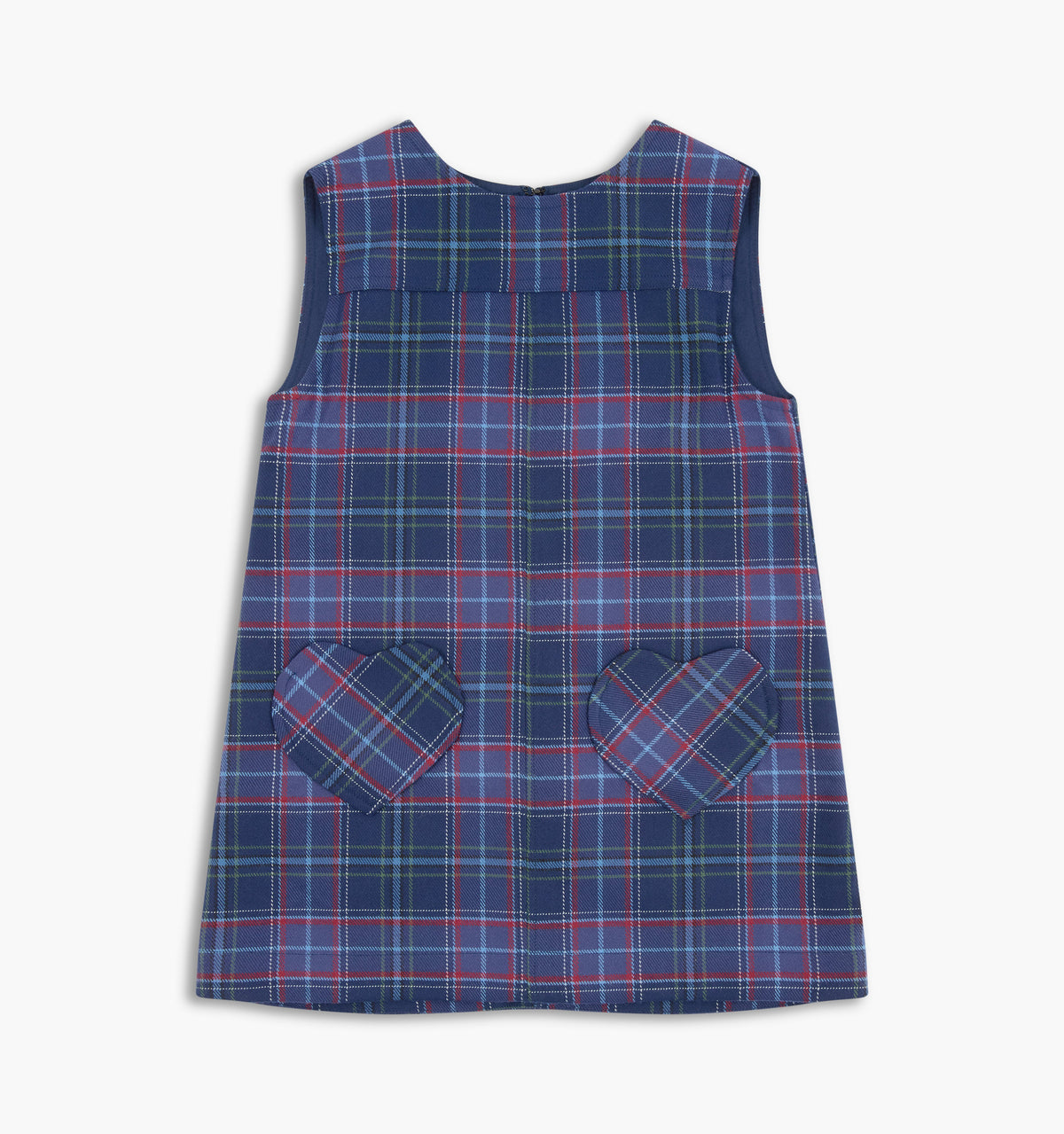 The Tiny Mulberry Dress - Autumn Tartan Navy