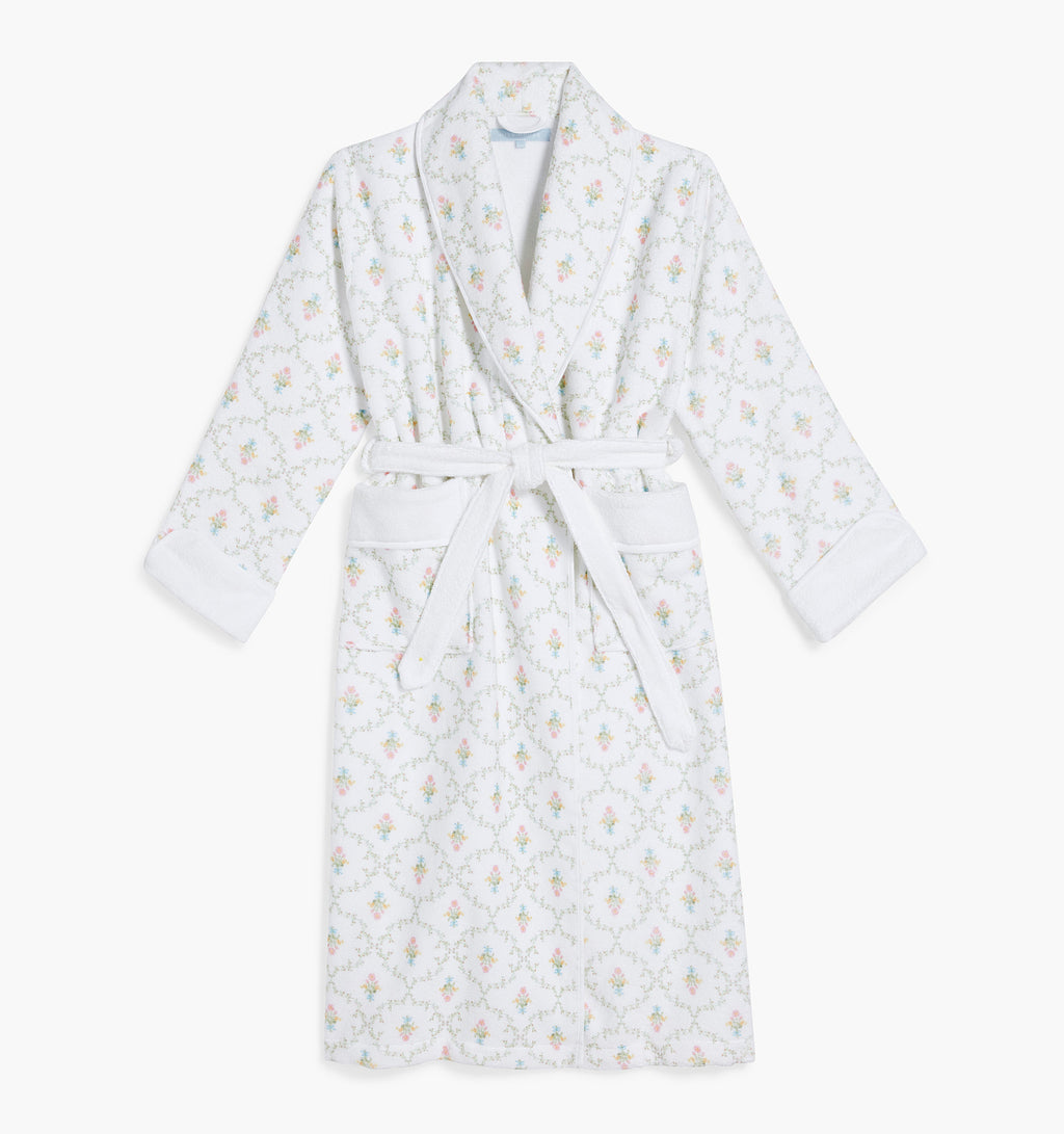 The Hotel Robe - Pastel Trellis