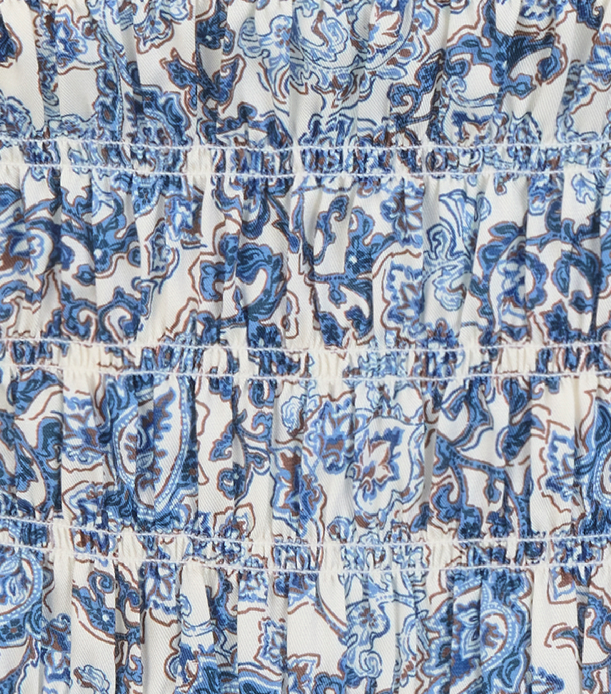 The Phoebe Nap Top -  Chedworth Paisley Blue