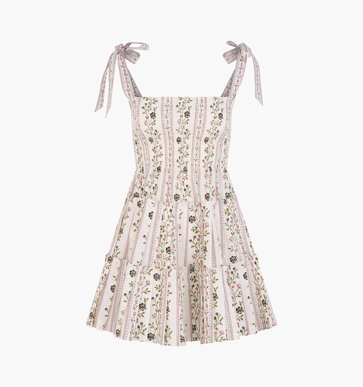 The Ribbon Charlotte Nap Dress -  Kelmscott Ribbon Stripe