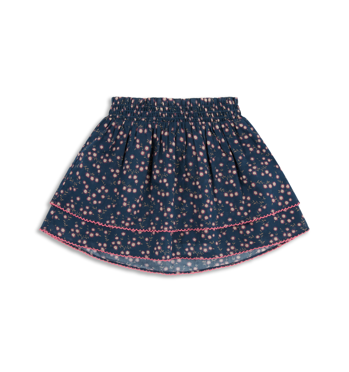 The Tiny Annabella Skirt - Daisy Ditsy Toss Navy