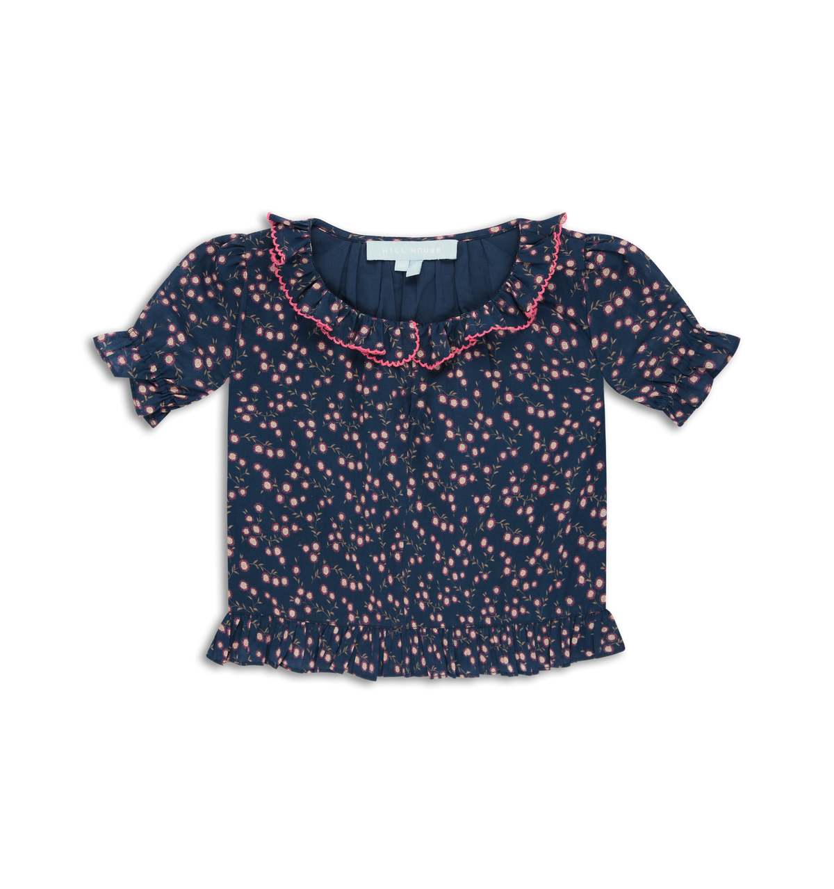 The Tiny Denver Top - Daisy Ditsy Toss Navy