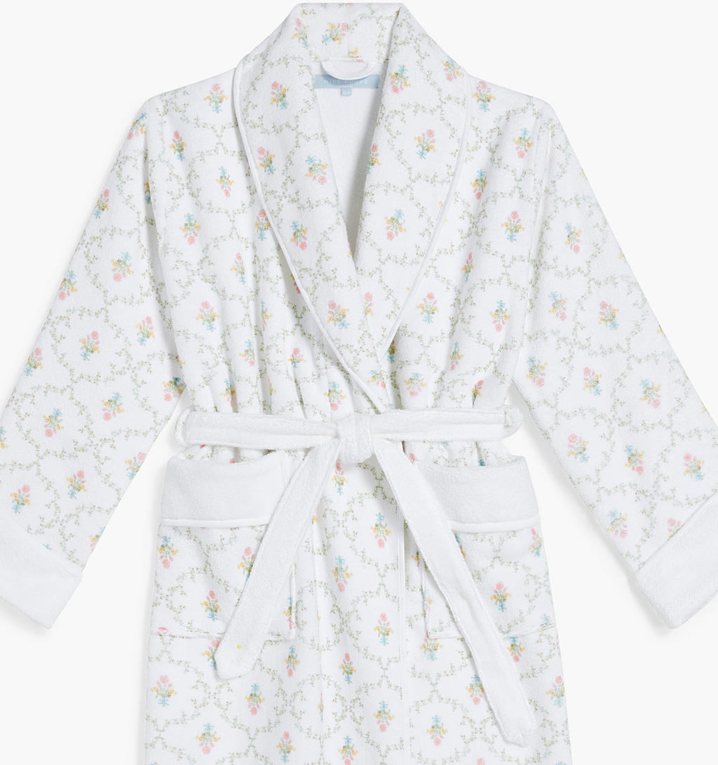 The Hotel Robe - Pastel Trellis