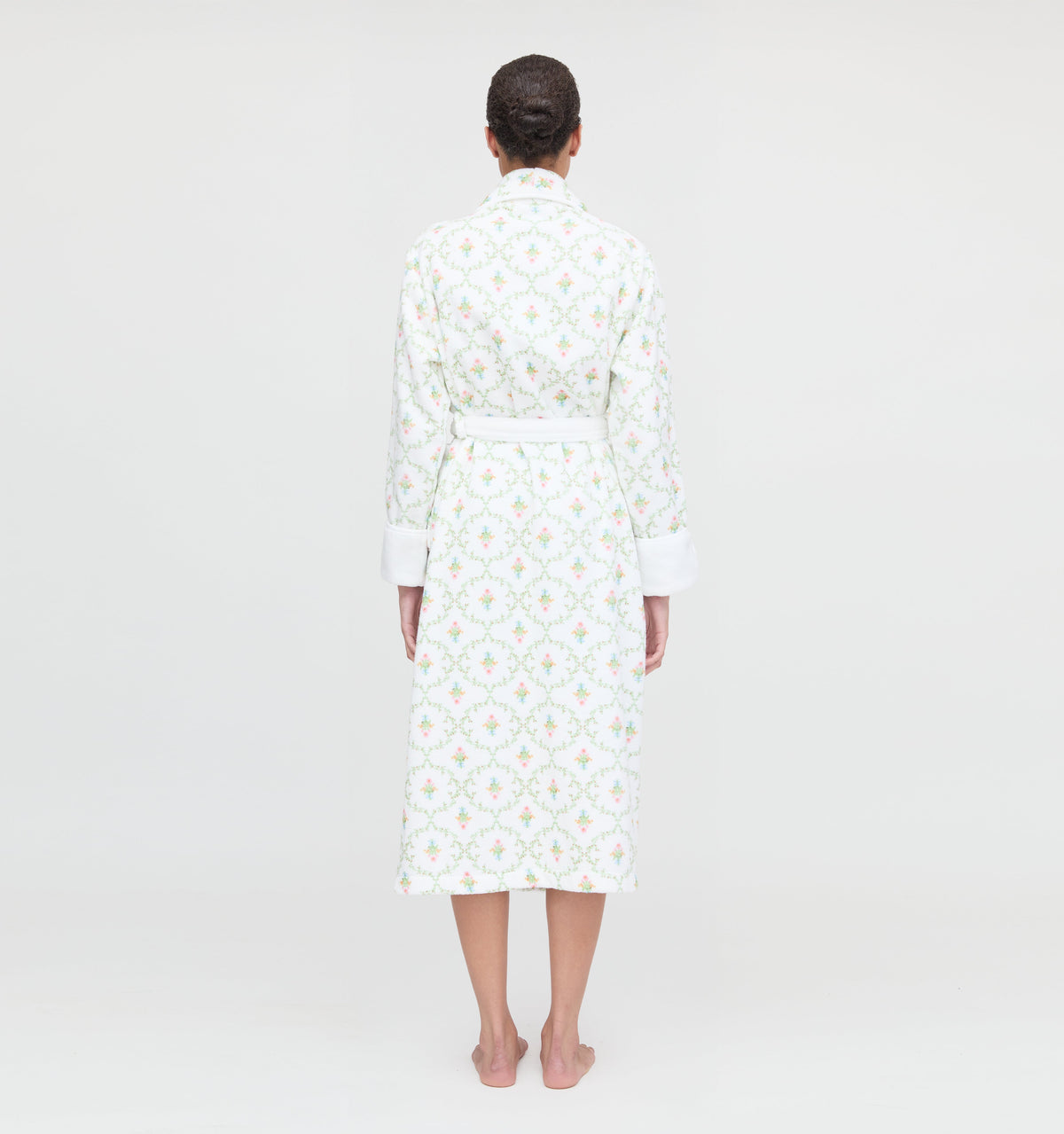The Hotel Robe - Pastel Trellis