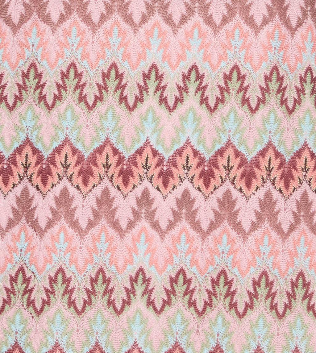 The Zoey Maxi Skirt - Pink Multi Smooth Shimmer Knit