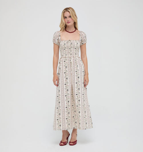 The Aster Nap Dress -  Kelmscott Ribbon Stripe