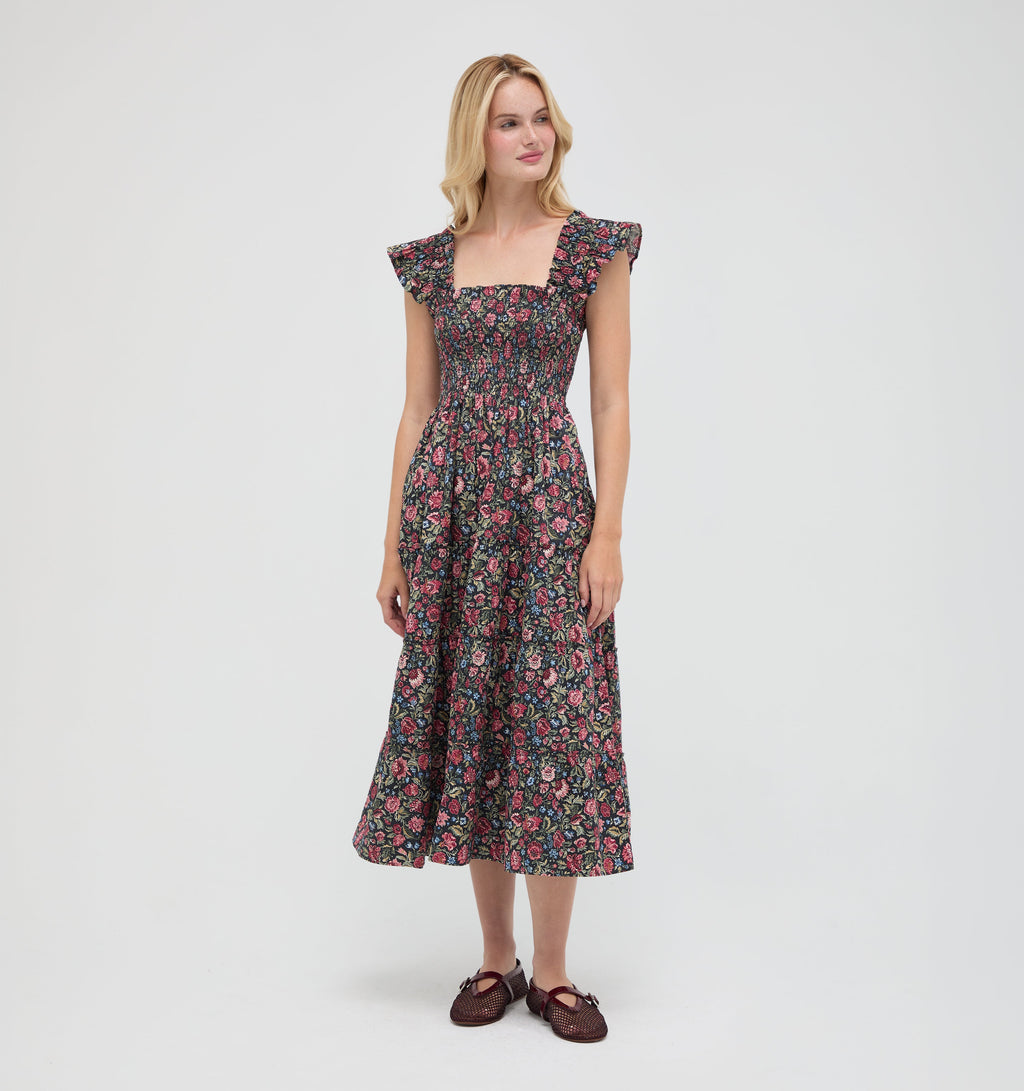 The Ellie Nap Dress -  Jacobean Sprig