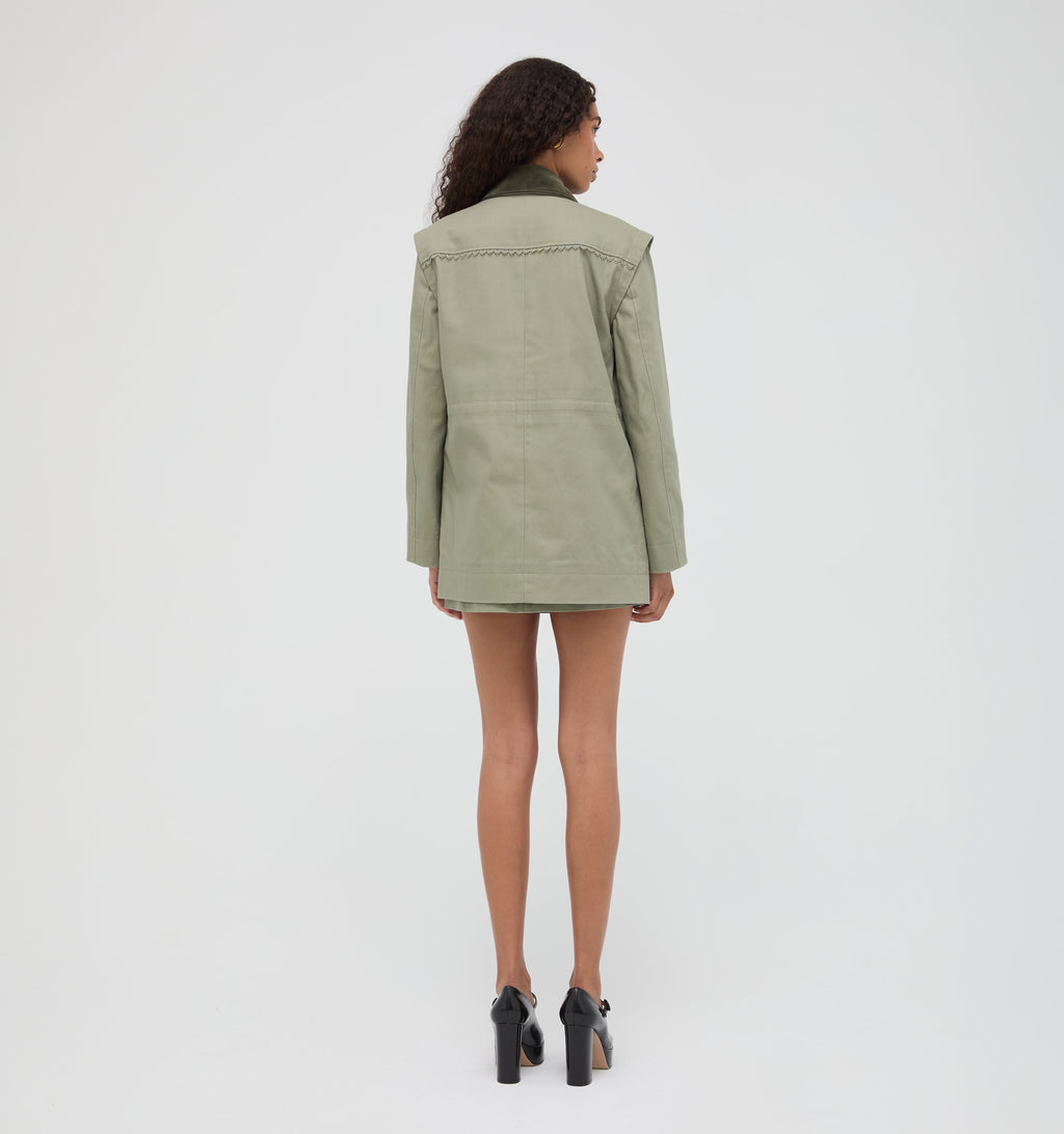 The Gillian Jacket -  English Sage