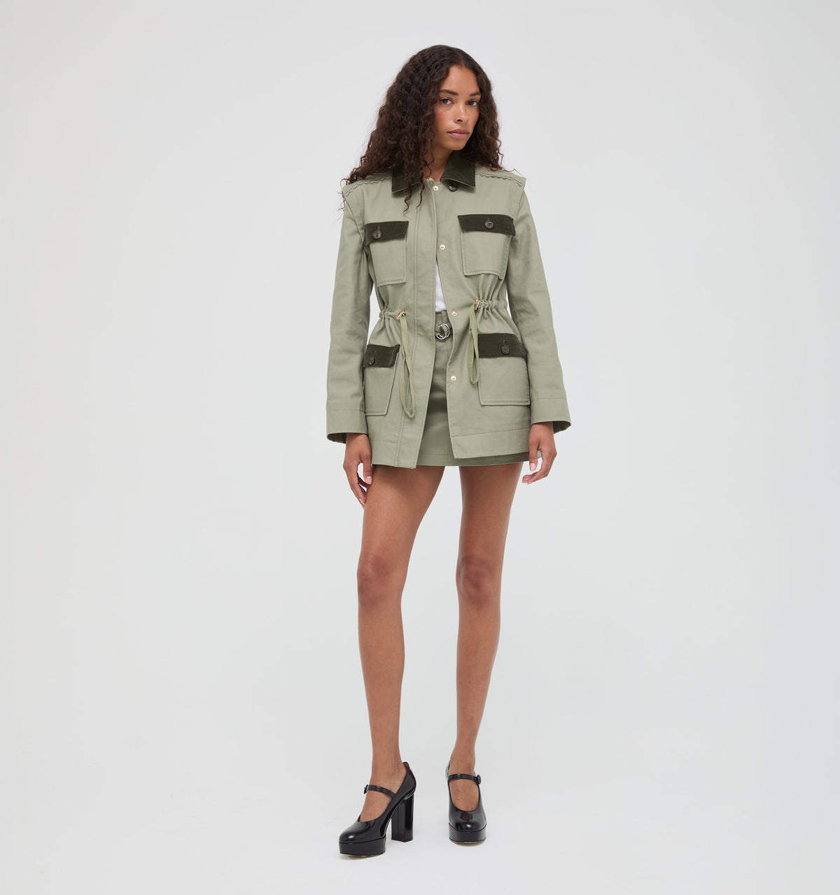 The Gillian Jacket -  English Sage
