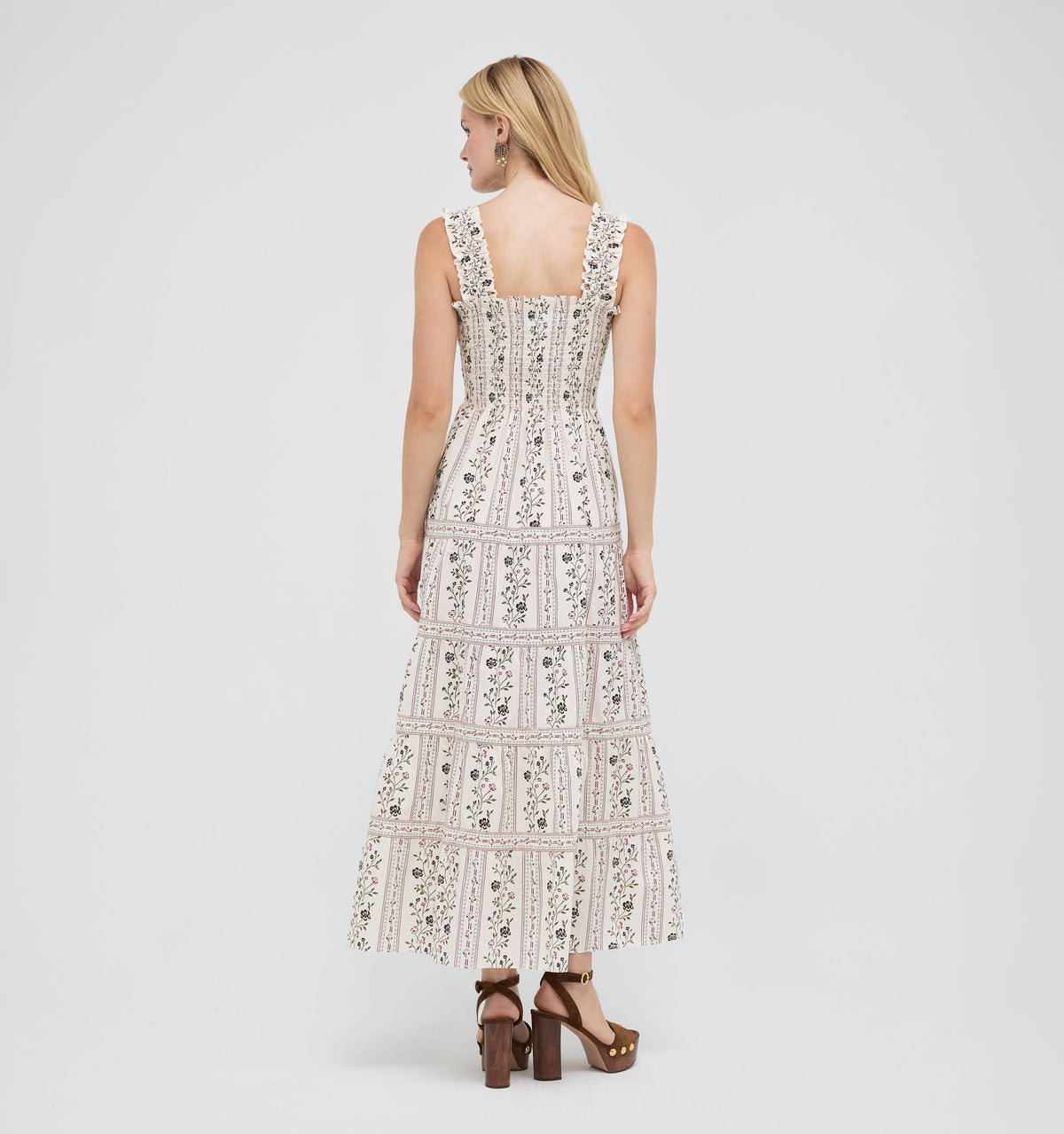 The Goldie Nap Dress -  Kelmscott Ribbon Stripe