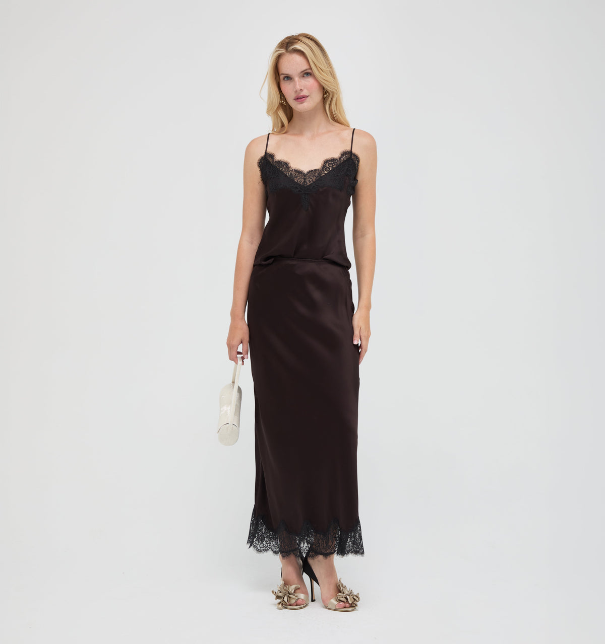 The Tiffany Maxi Skirt -  Chocolate