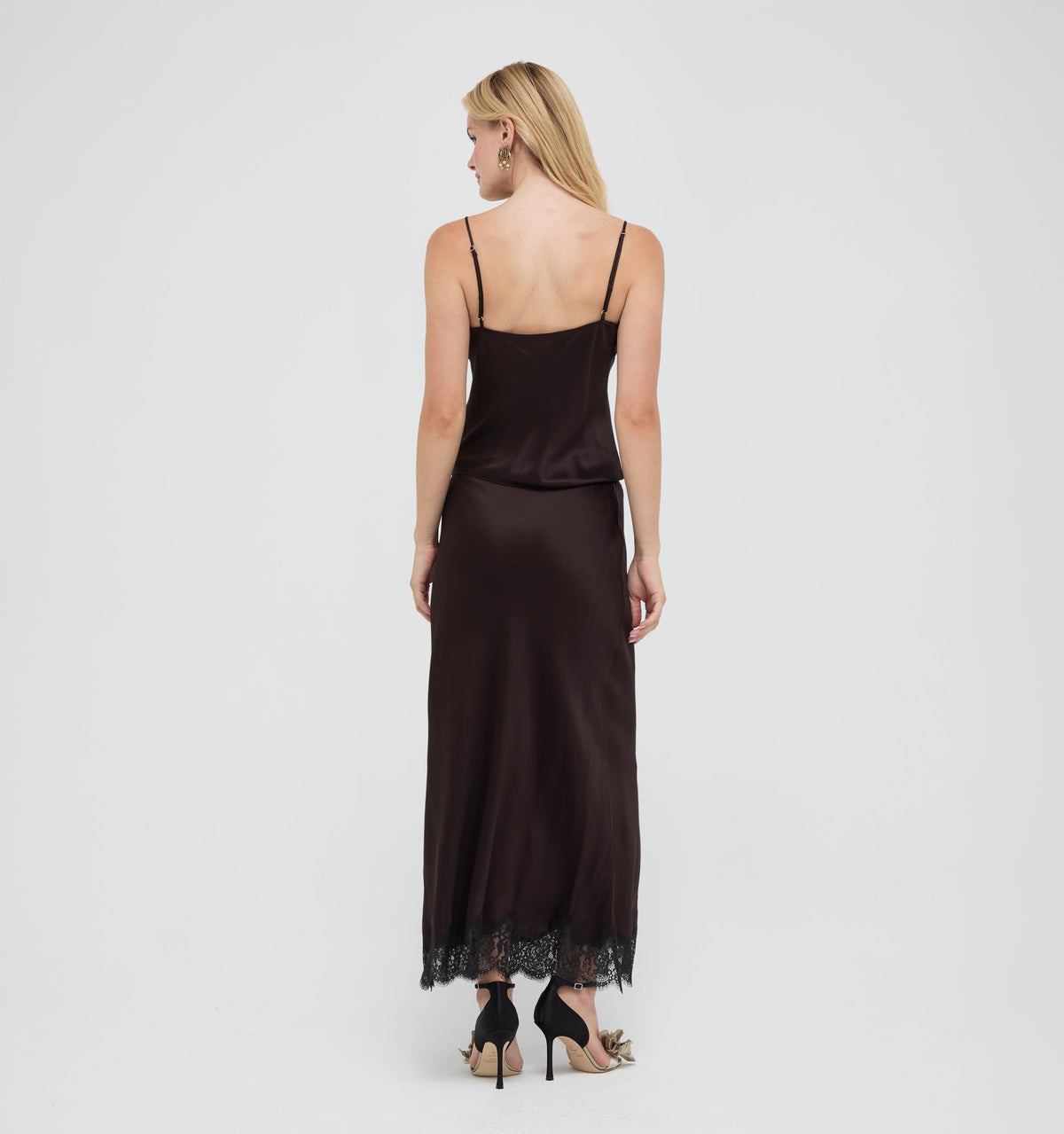 The Tiffany Maxi Skirt -  Chocolate