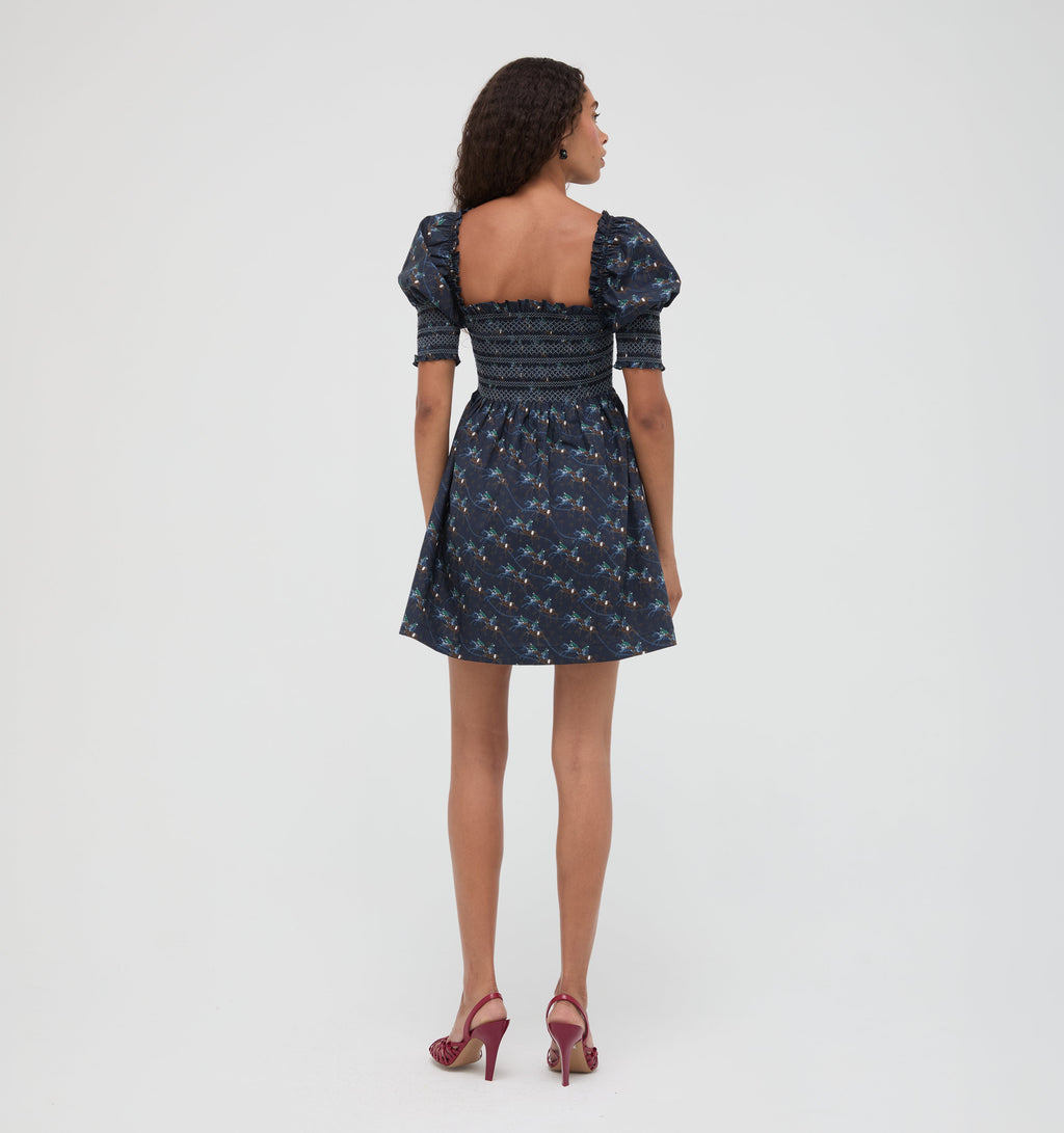The Lila Nap Dress -  Clydesdale Canter Navy