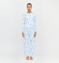The Olivia Pajama Set - Blue Botanical