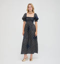 The Scarlett Nap Dress - Carnaby Scarf Navy