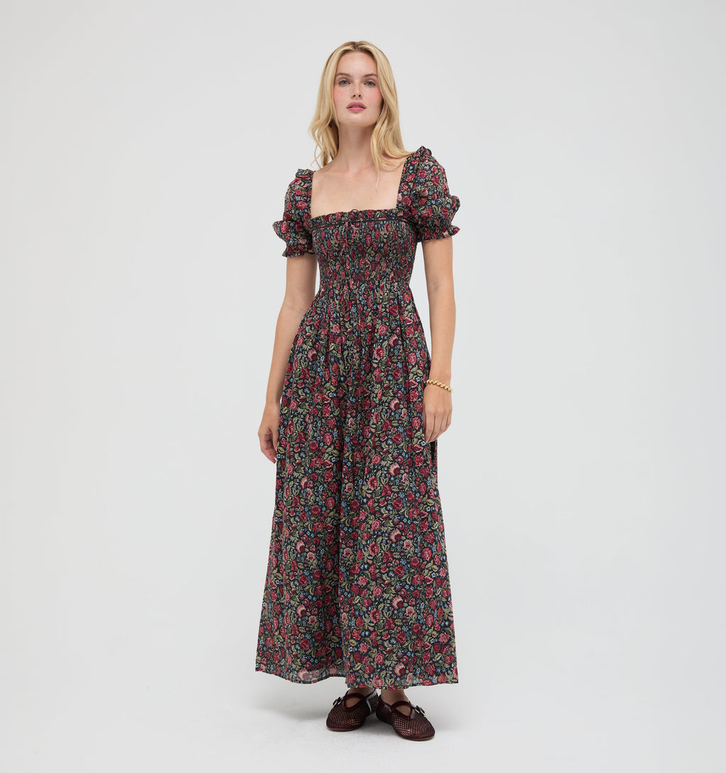 The Scarlett Nap Dress -  Jacobean Sprig