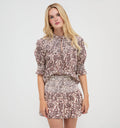 The Zinnia Top -  Chedworth Paisley Brown