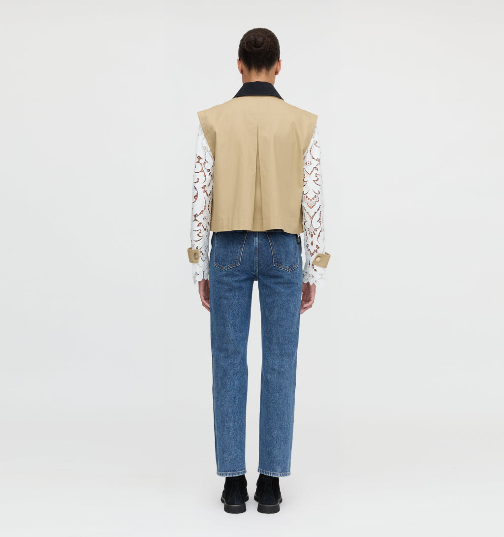 The Clarisse Jacket - Khaki Canvas