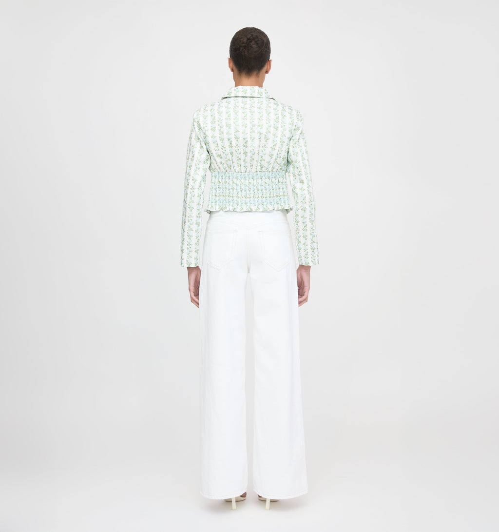 The Hunter Jacket - Brocade Vine Stripe