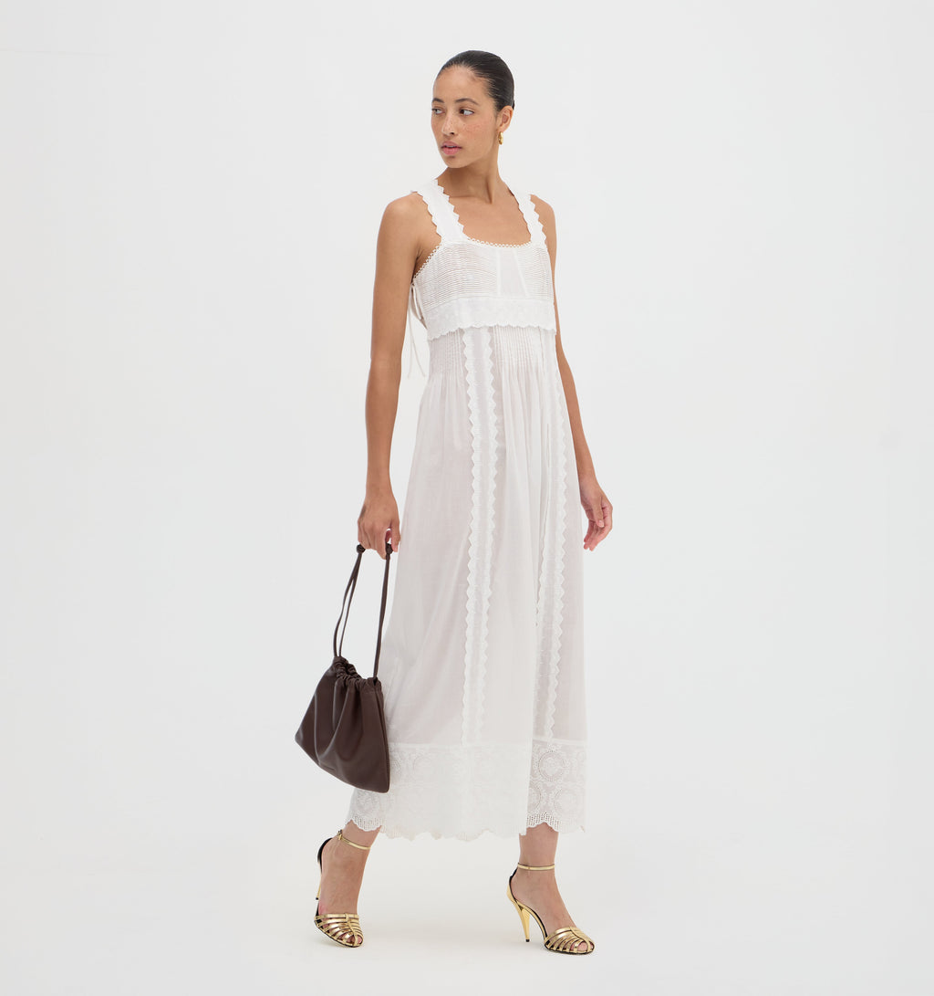 The Lux Nightgown - Pure White