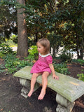 The Tiny Mina Nap Dress - Poppy Half Drop Rose